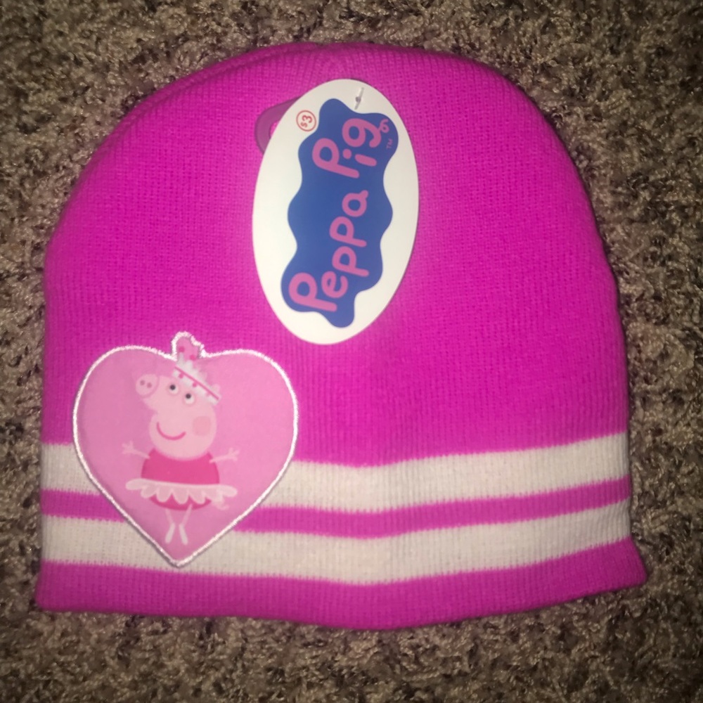 kids peppers pig beanie
